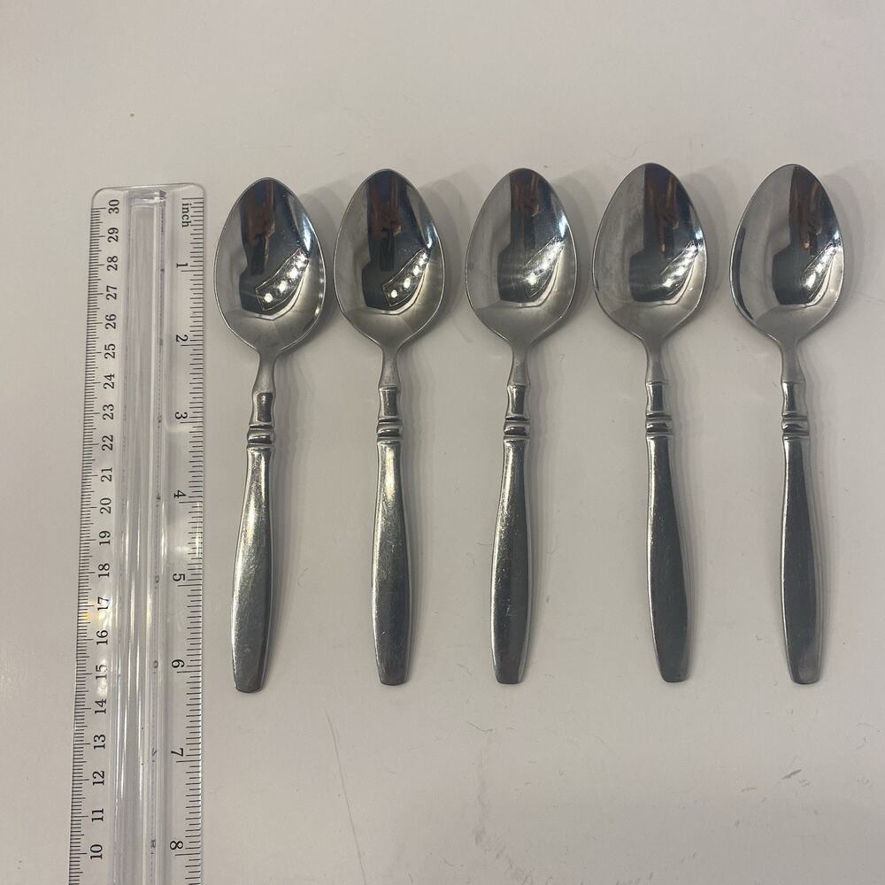 Reed & Barton Regent Heritage Mint 5 Teaspoons 18/10 Stainless Steel
